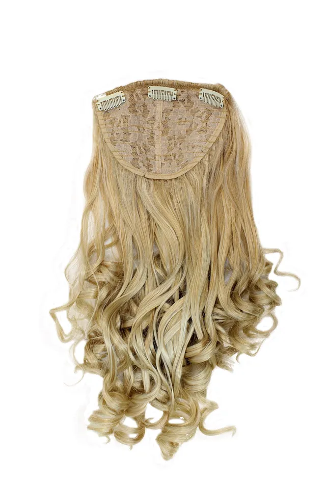 wig-me-up-fkjh-3255-24b-halbper-cke-lockig-blond-45-cm-3-clips image 1