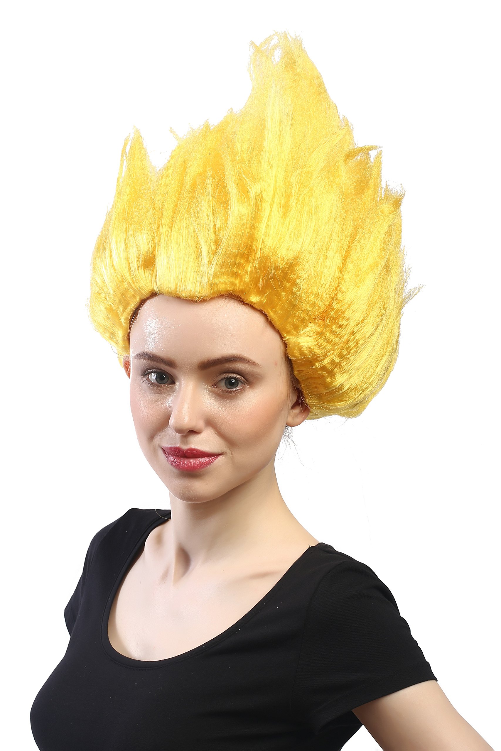wig-me-up-91062-pc2b-party-per-cke-gelb-hochtoupiert-feuerteufel image 2