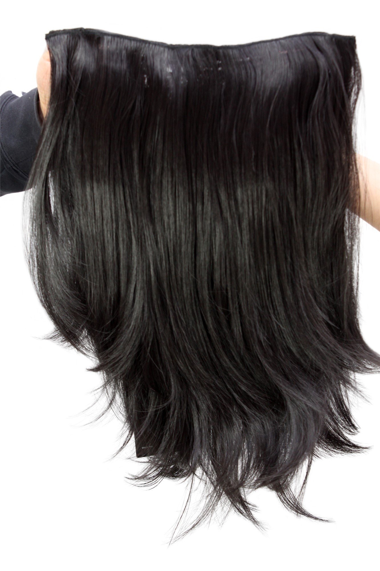 wig-me-up-h9515-2-clip-in-haarteil-3-4-per-cke-schwarz-45-cm image 1