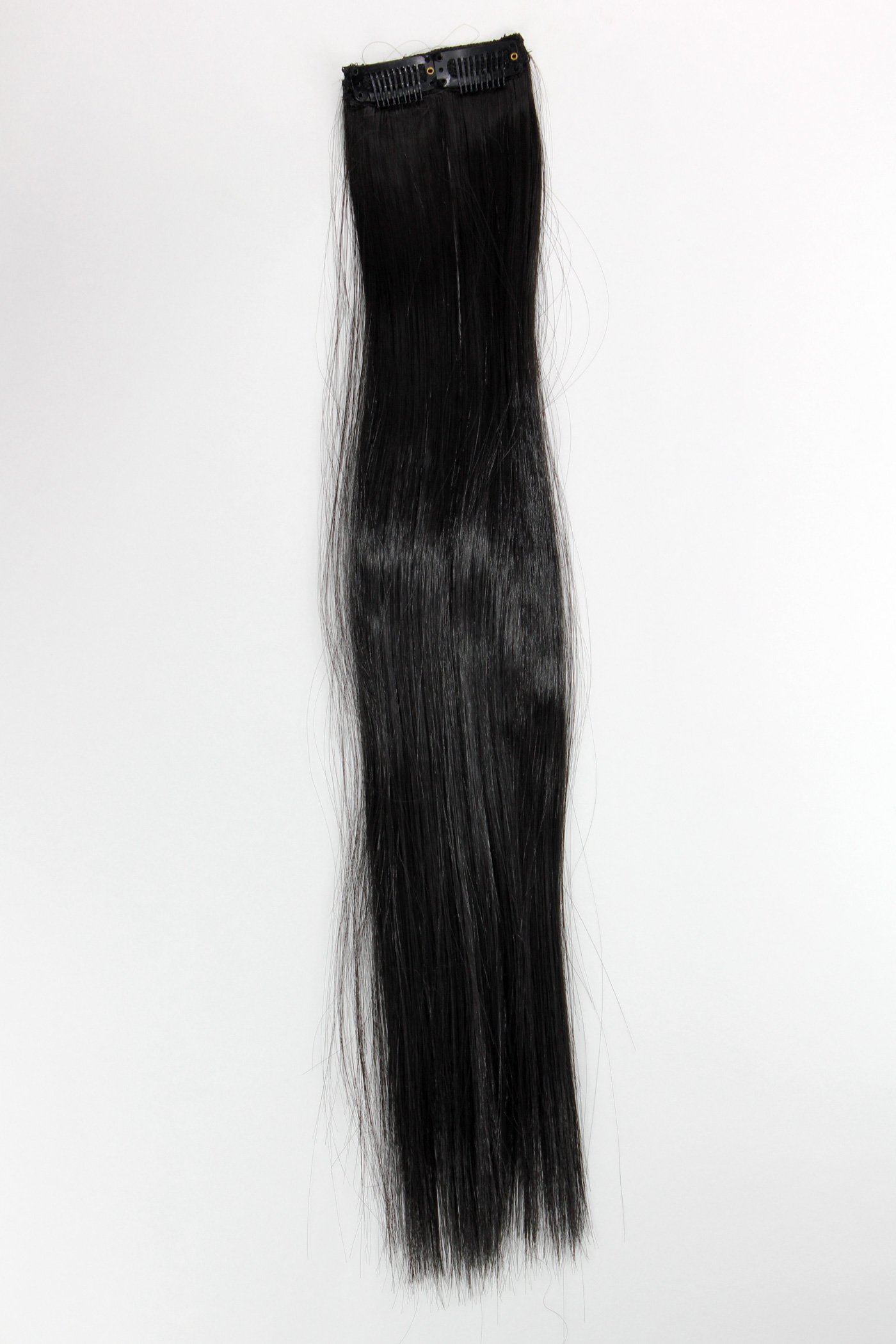 wig-me-up-yzf-p2s18-2-extension-str-hne-glatt-mit-2-clips-schwarz-45-cm image 2