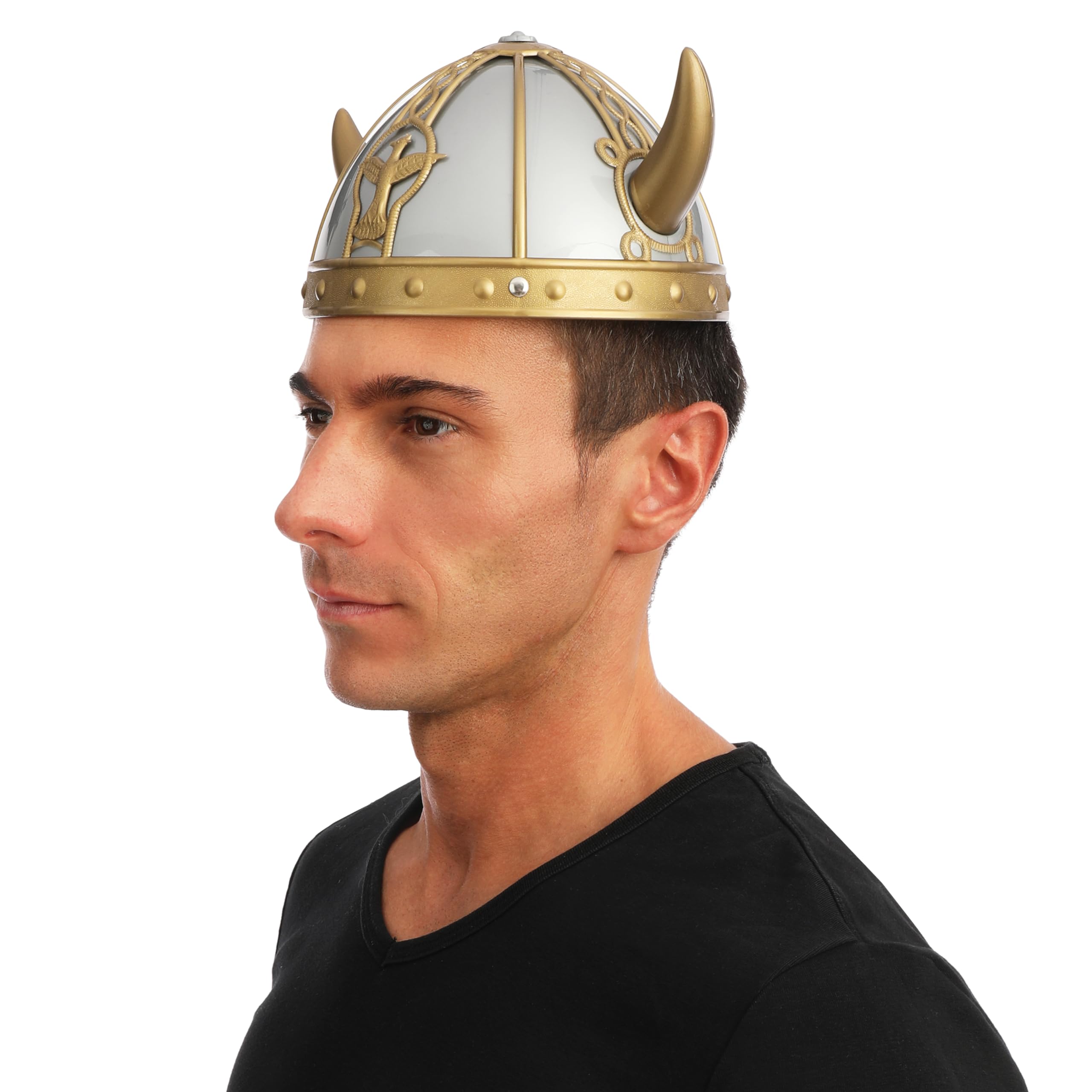 p-tit-clown-wikingerhelm-kurze-h-rner-erwachsene image 3