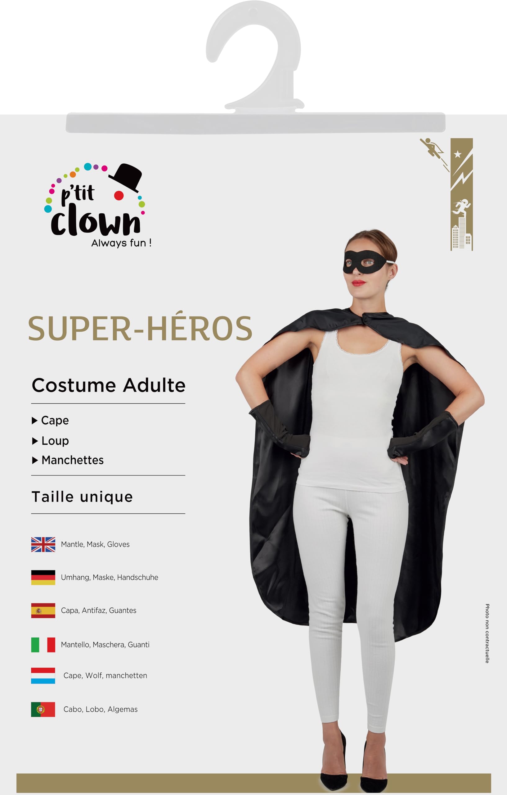 p-tit-clown-superhelden-kit-erwachsene-schwarz-einheitsgr-e image 5