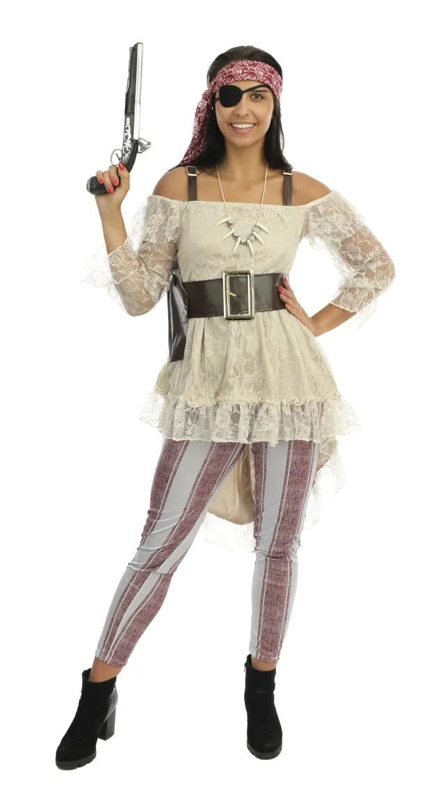p-tit-clown-freibeuter-piratenkost-m-f-r-damen-karneval image 1