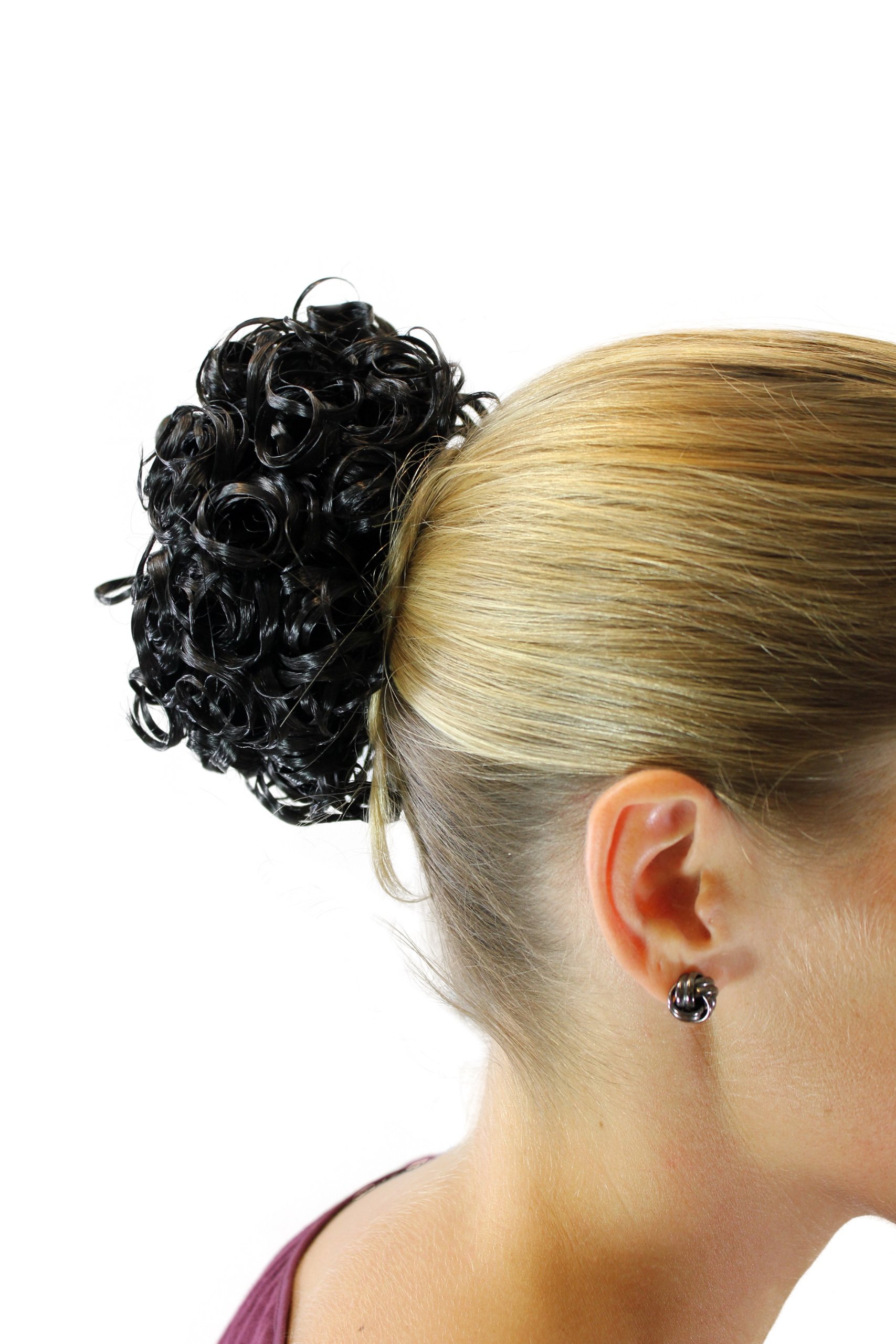 wig-me-up-jl-603-2-dutt-haarknoten-schwarz-rosen-lockig image 5