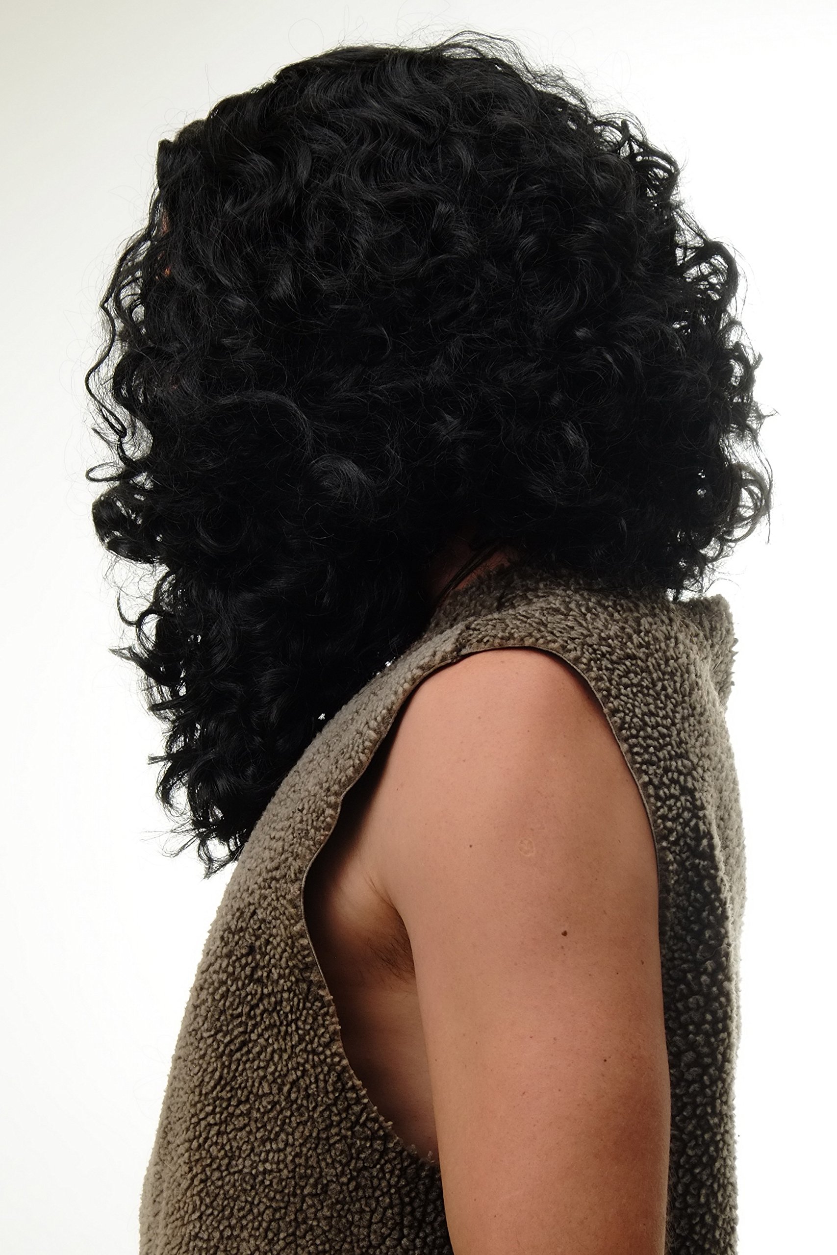 wig-me-up-8115-per-cke-vollbart-set-schwarz-eremit-ca-40-cm image 2