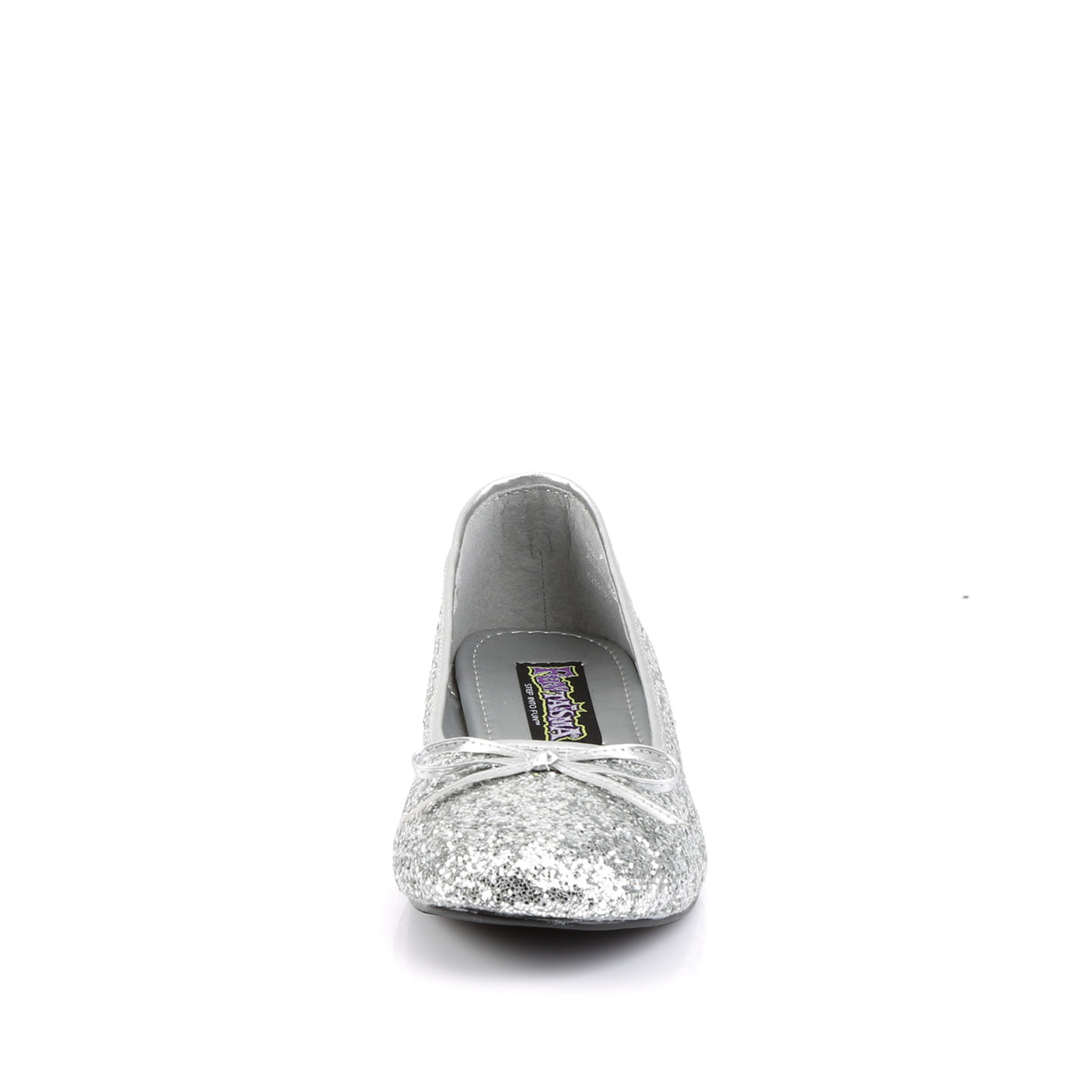 funtasma-star-16g-silber-ballet-flats-mit-schleife-und-glitzer image 2