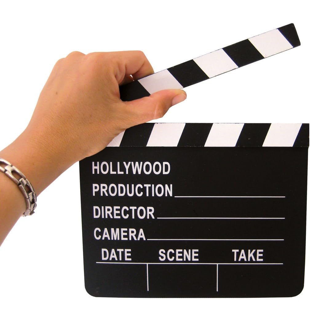 ptit-clown-10031-hollywood-regieklappe-20x18-cm-schwarz image 1