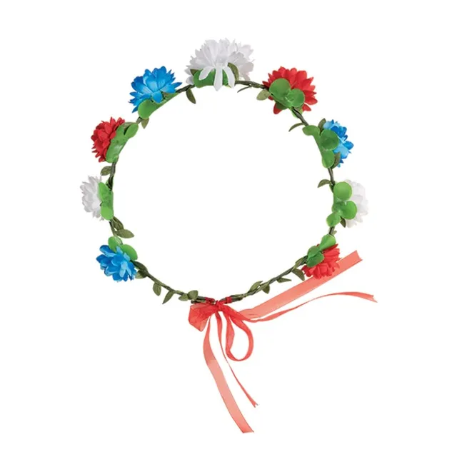 p-tit-clown-blumenkranz-blau-wei-rot-re88180 image 1