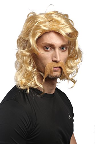 wig-me-up-per-cke-bart-set-herren-blond-wellig-gallier-wikinger-barbar-40-cm image 8
