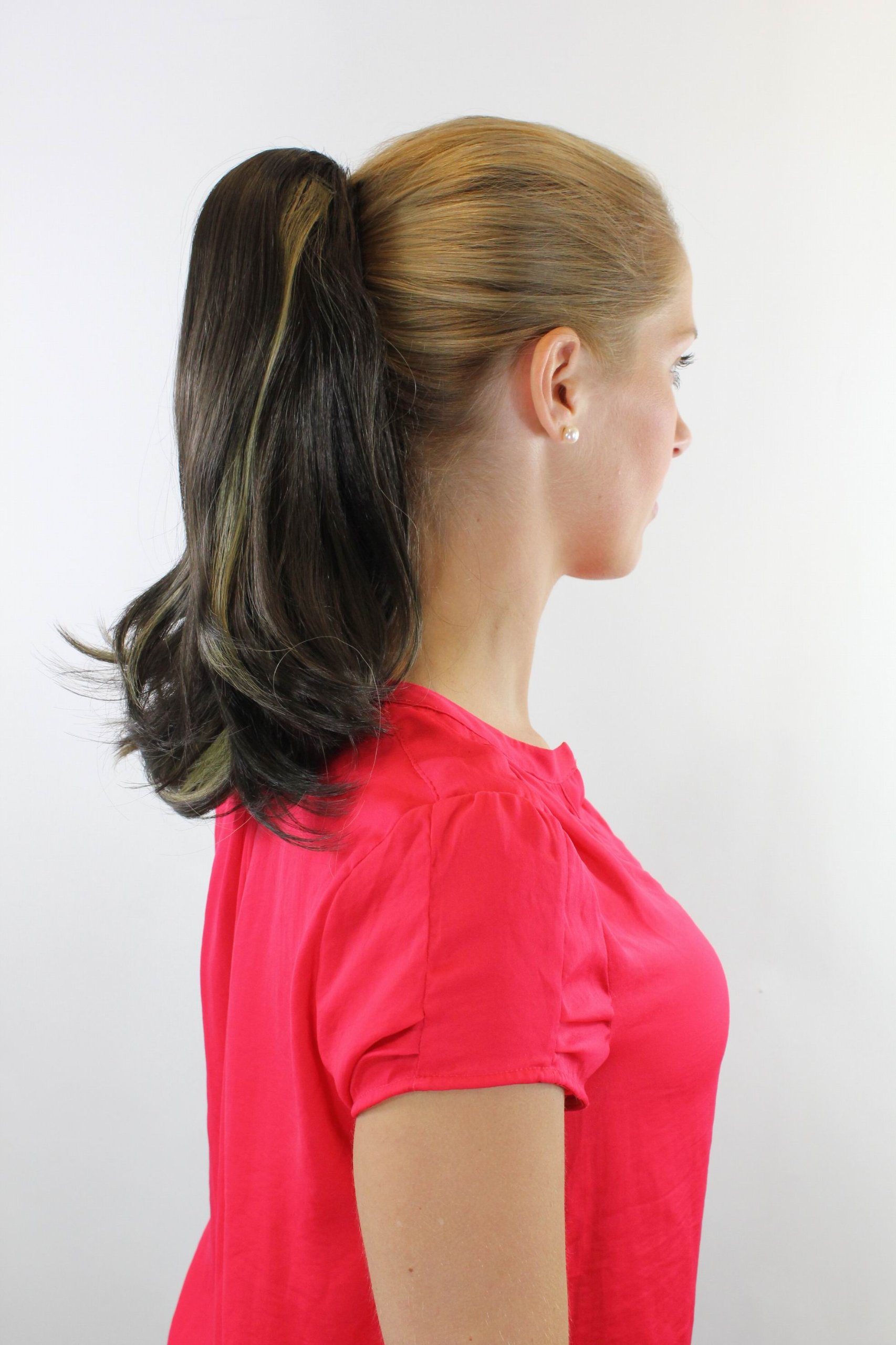wig-me-up-rl-060-8h24-zopf-haarteil-extension-35-cm-braun-blond-mix image 2