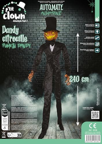 p-tit-clown-k-rbis-dandy-animiert-2-40-m-mit-licht-und-sound image 7