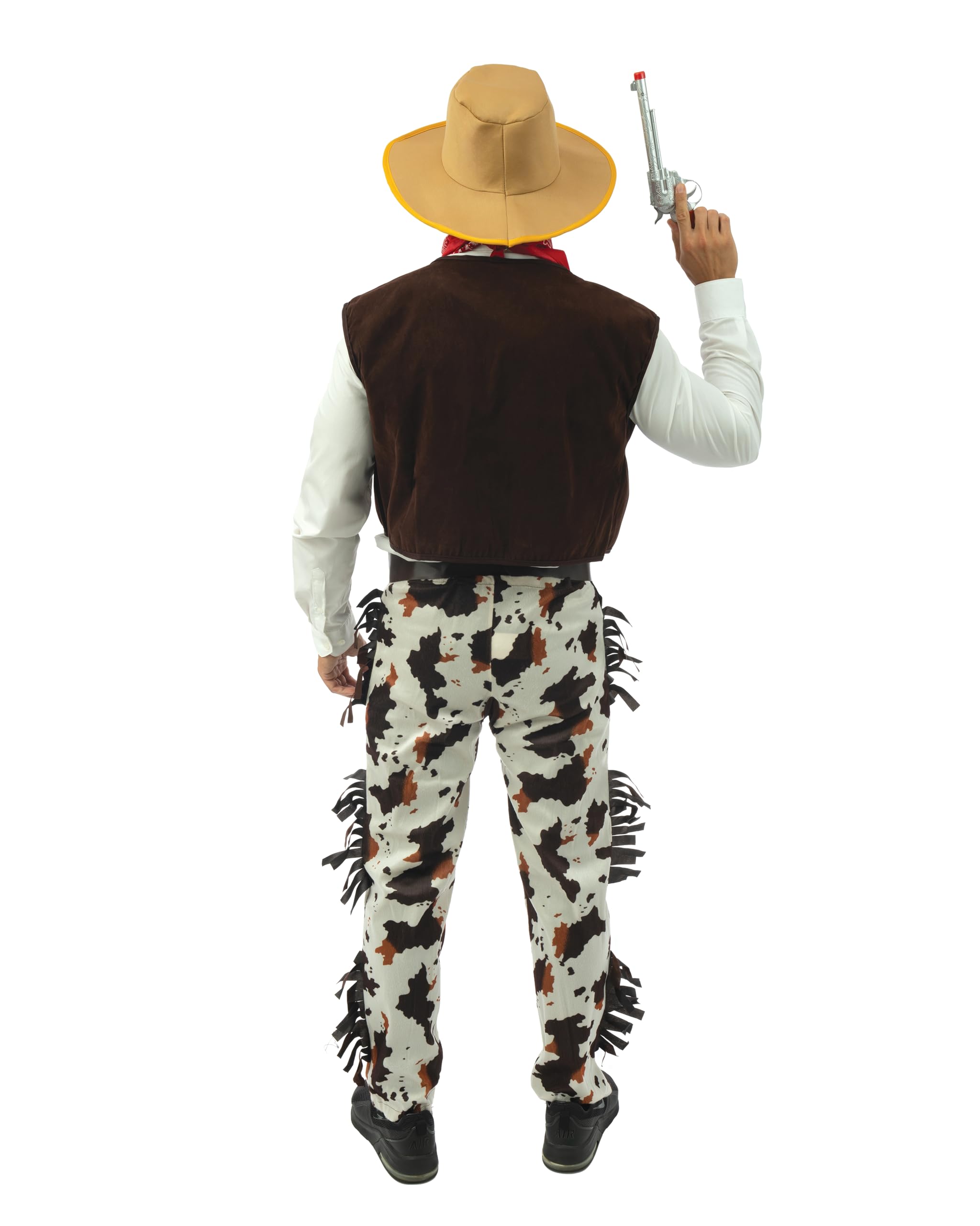 ptit-clown-89255-cowboy-kost-m-herren-western-5-teilig-braun-l-xl image 3