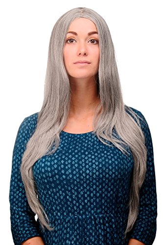 wig-me-up-3217-51-damenper-cke-grau-silbergrau-80-cm-glatt image 5
