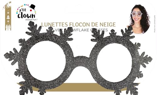 p-tit-clown-re22370-partybrille-schneeflocke-glitzer-silber-erwachsene image 7