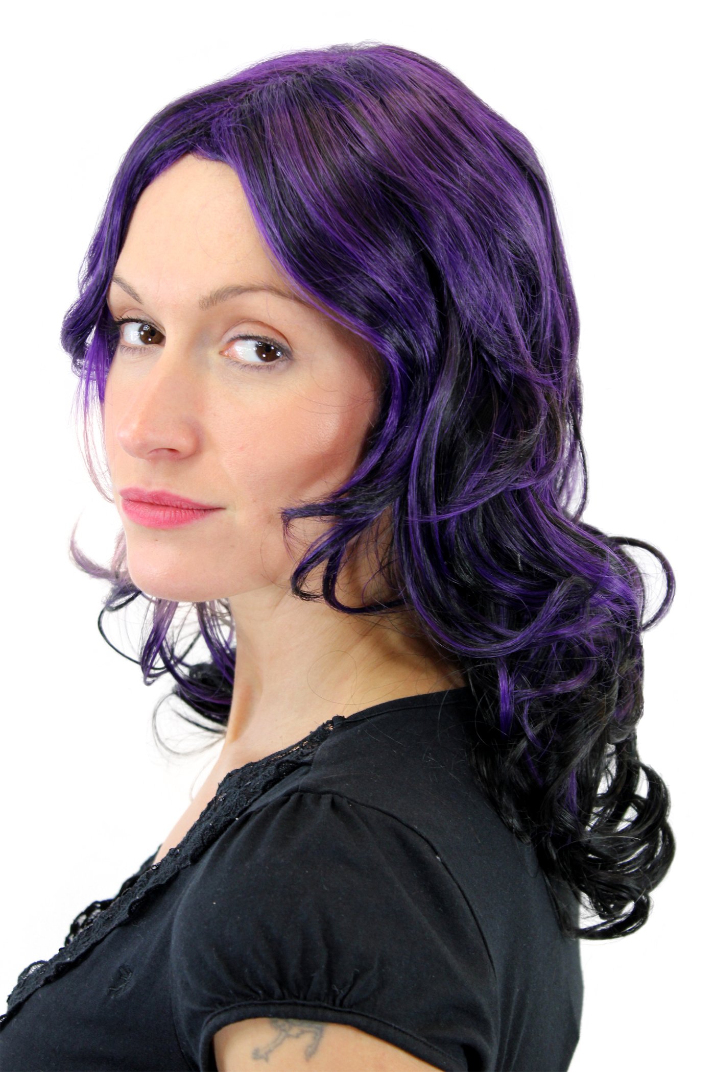wig-me-up-gfw1039-g4-damenper-cke-schwarz-lila-mittelscheitel-locken image 2