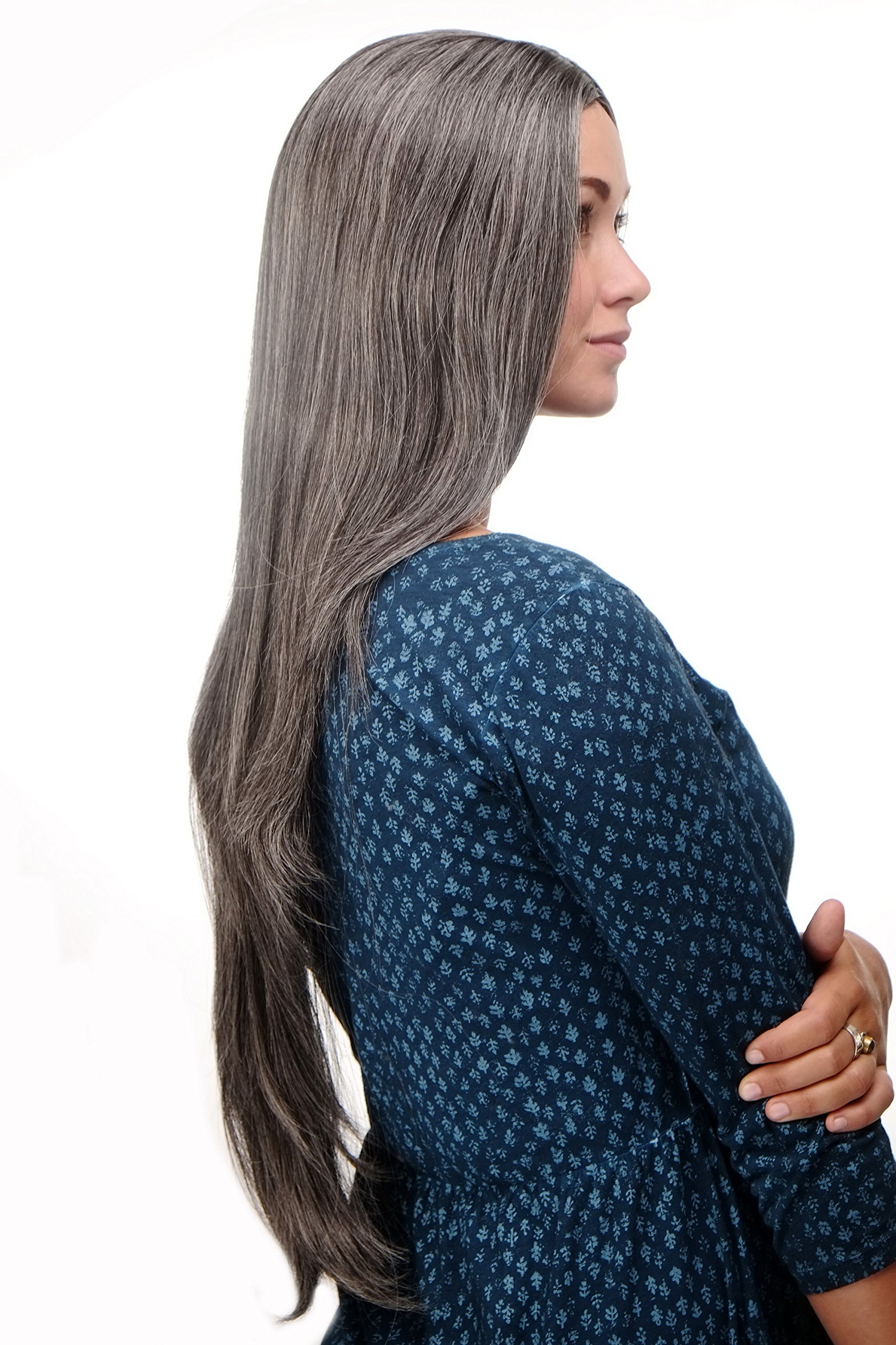 wig-me-up-3217-44-damenper-cke-dunkelgrau-glatt-sehr-lang-80-cm-mittelscheitel image 3