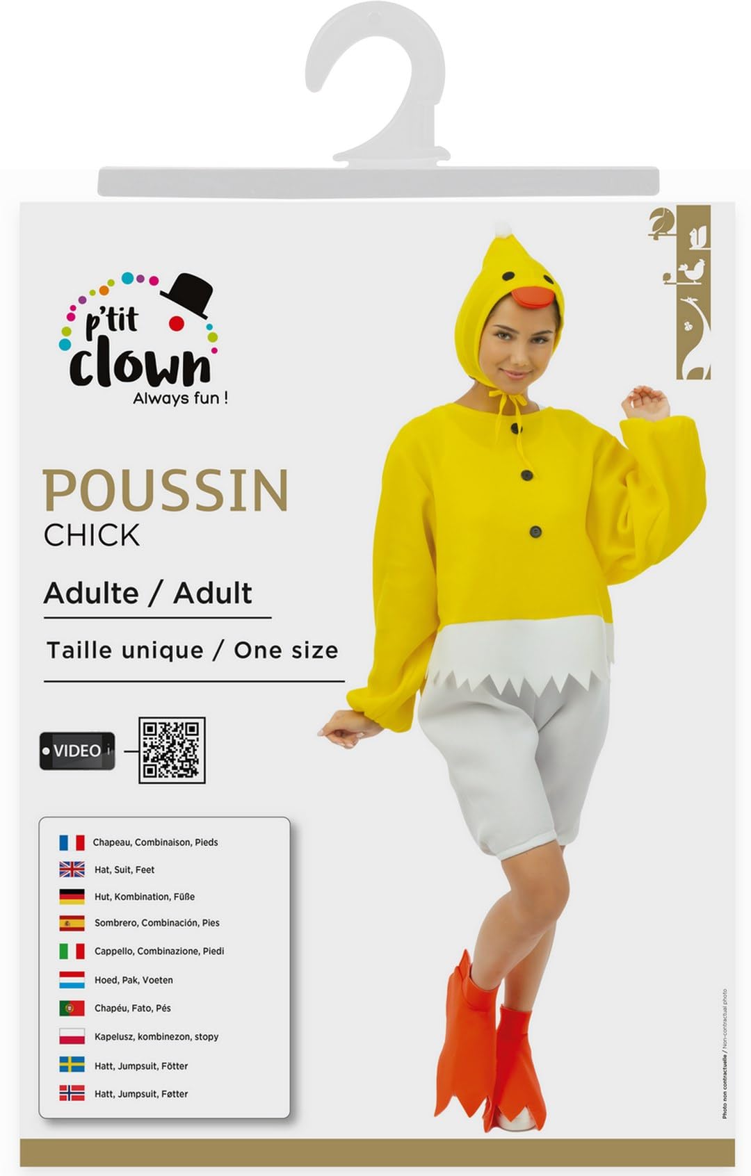 p-tit-clown-erwachsenen-kost-m-gelb-wei image 5
