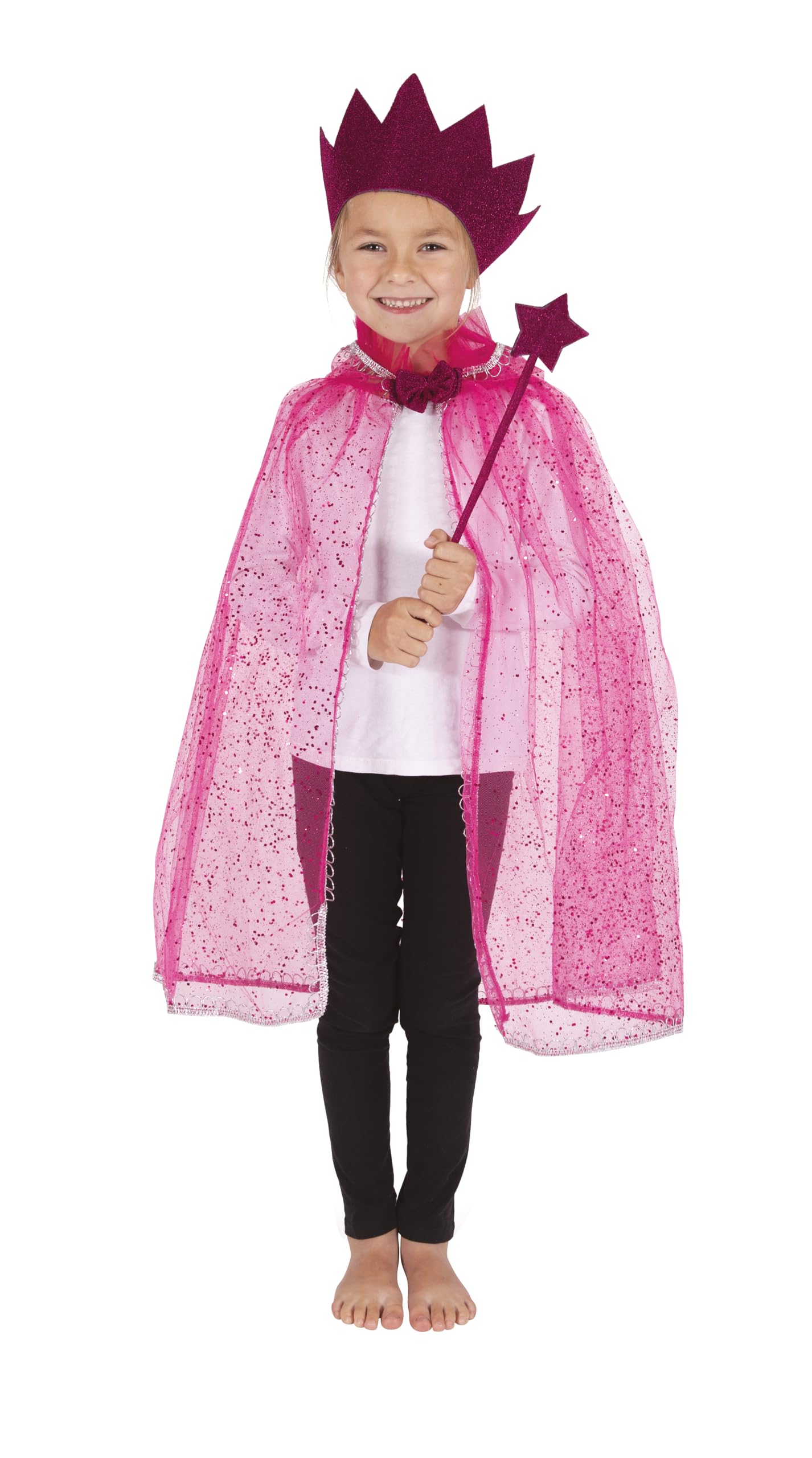 p-tit-clown-zubeh-r-set-glitzerprinzessin-m-dchen-rosa-einheitsgr-e image 2