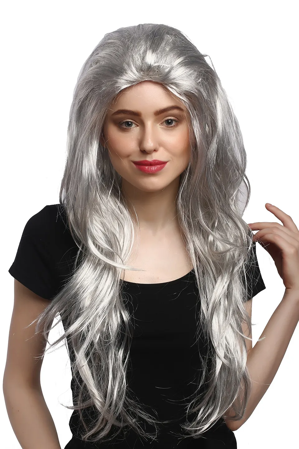 wig-me-up-91125-party-per-cke-grau-lang-70-cm-hexe-oma image 1