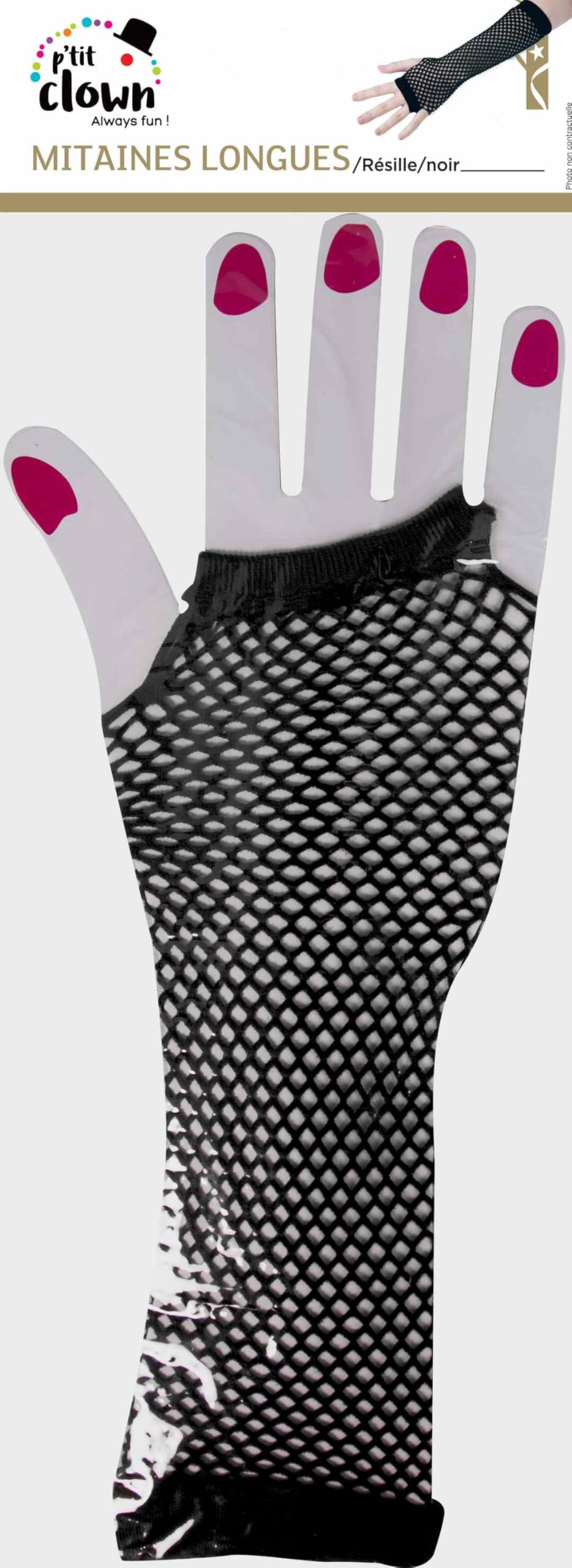 p-tit-clown-lange-netz-handschuhe-schwarz-mitaines-longues image 4