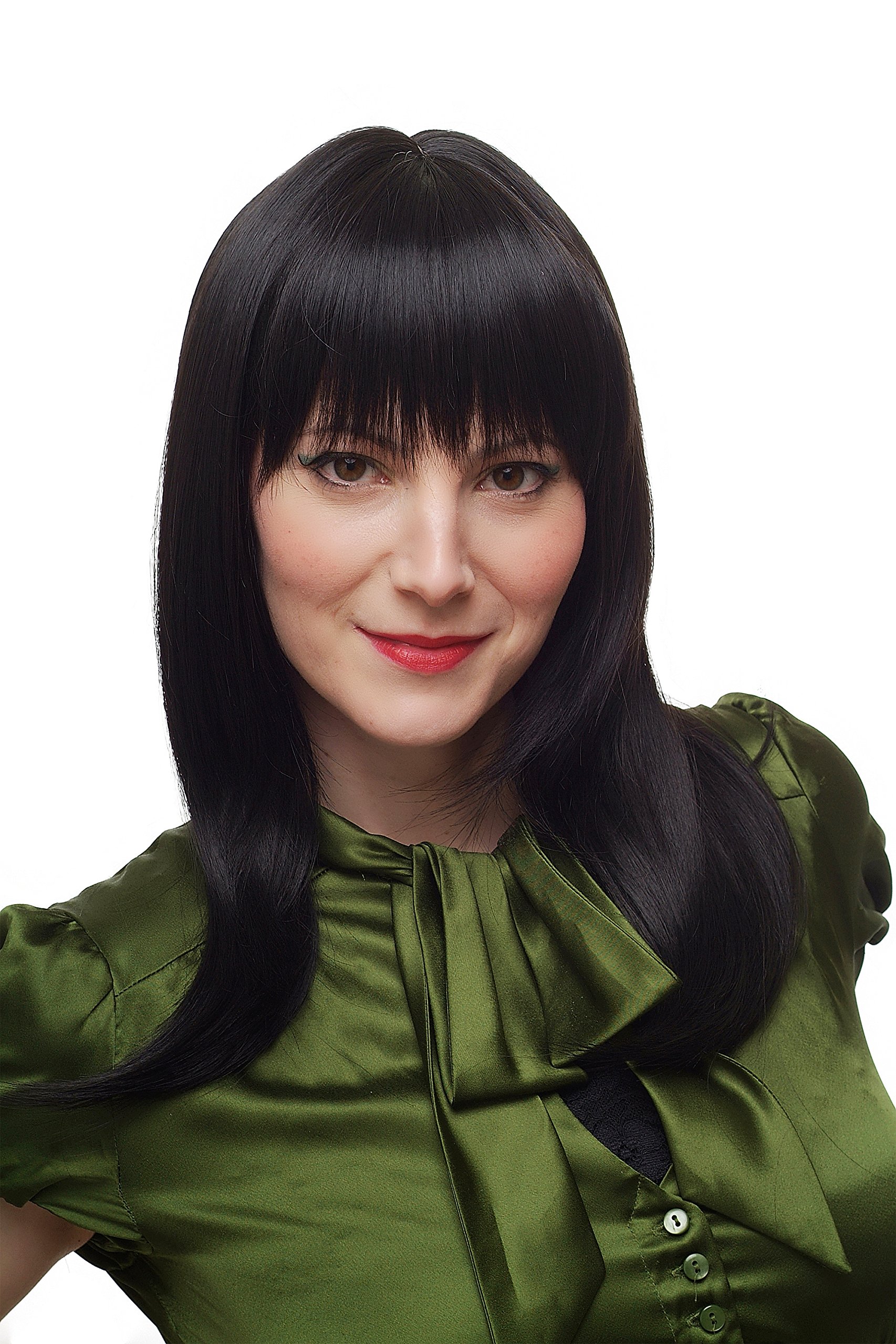 wig-me-up-3112-2-damenper-cke-lang-schwarz-mit-pony-45-cm image 1