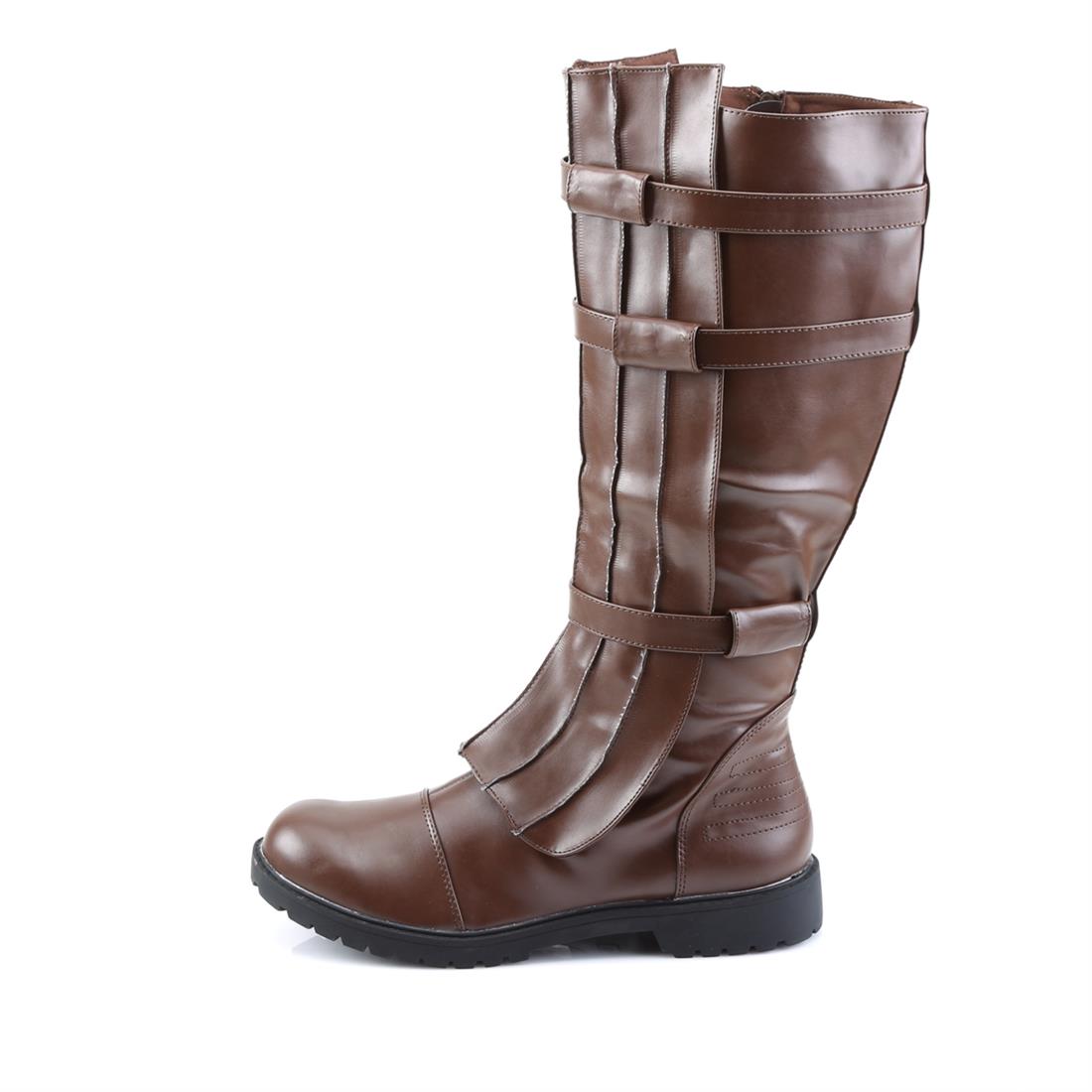 funtasma-walker-130-herren-knie-stiefel-schwarz-superhero-boots-aus-kunstleder-m image 3