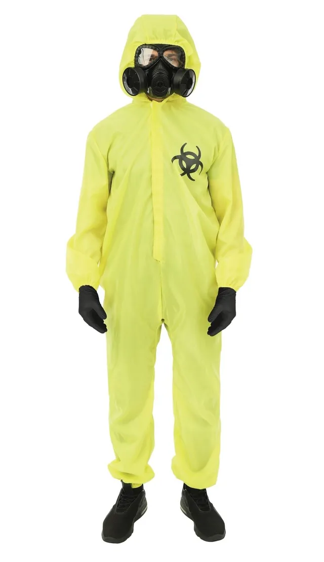 p-tit-clown-chemiker-biohazard-kost-m-erwachsene-gelb-unisex image 1