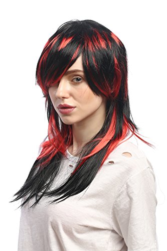 wig-me-up-dh1375-pc13-p103-damenper-cke-schwarz-rot-lang-glatt-50-cm image 5