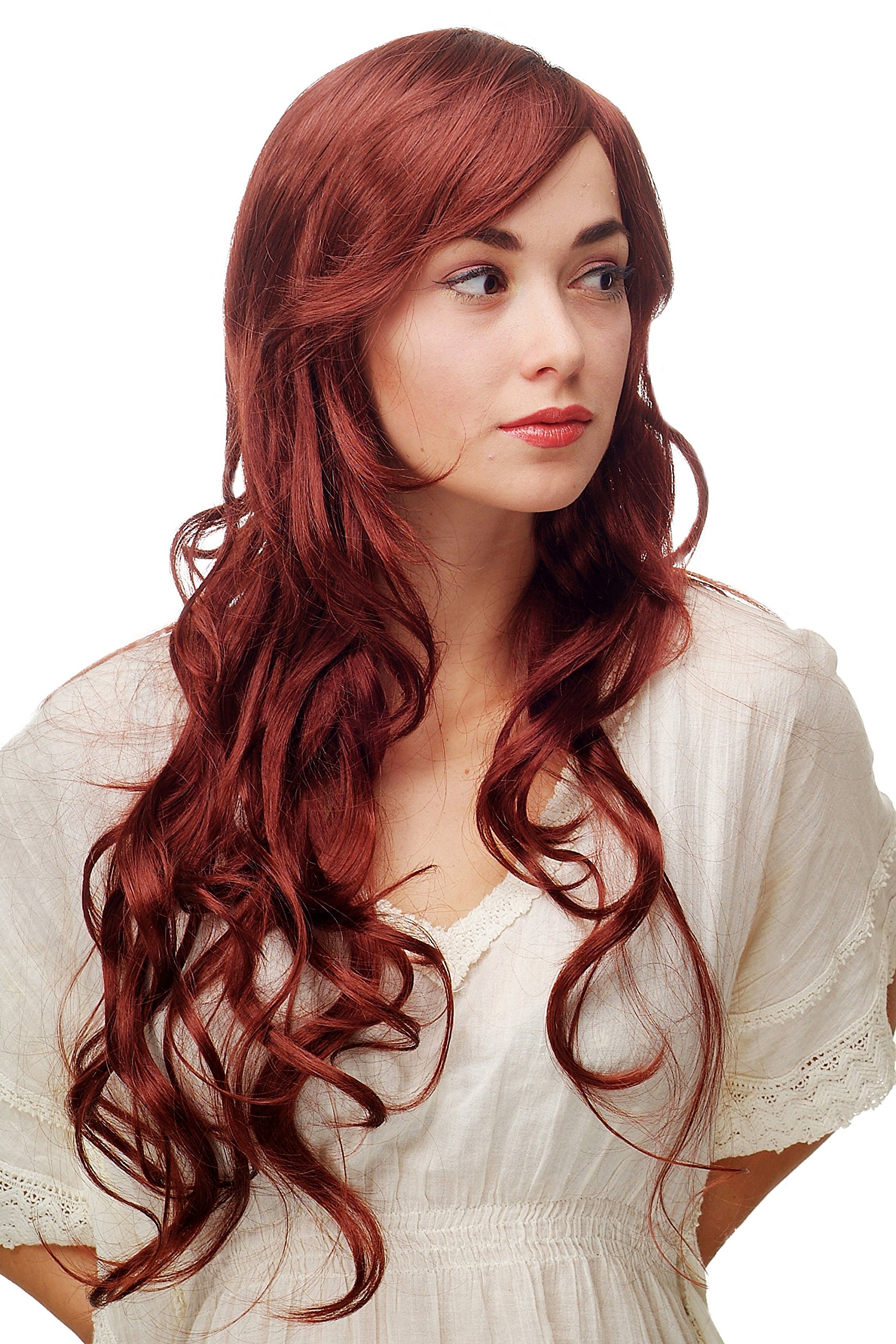 wig-me-up-per-cke-damen-schwarz-lang-lockig-wellig-70-cm-mit-pony image 7