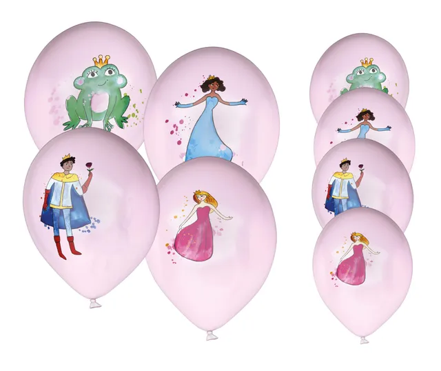 ptit-clown-prinzessinnen-luftballons-30-cm-8-st-ck image 1