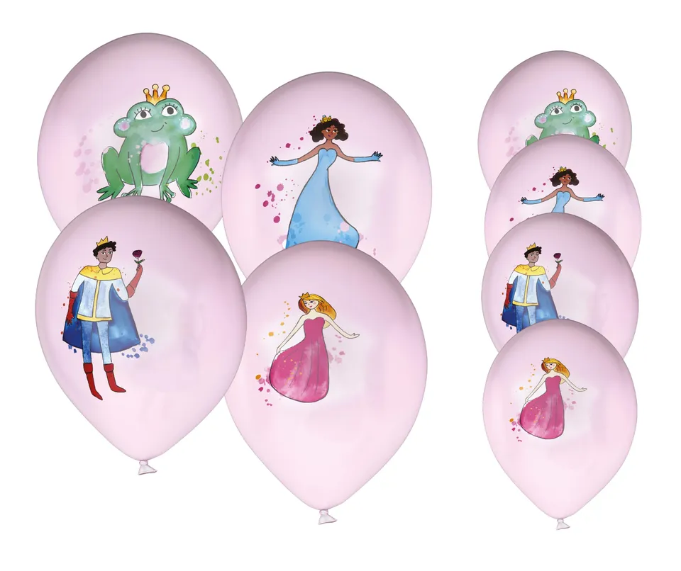 ptit-clown-prinzessinnen-luftballons-30-cm-8-st-ck image 1