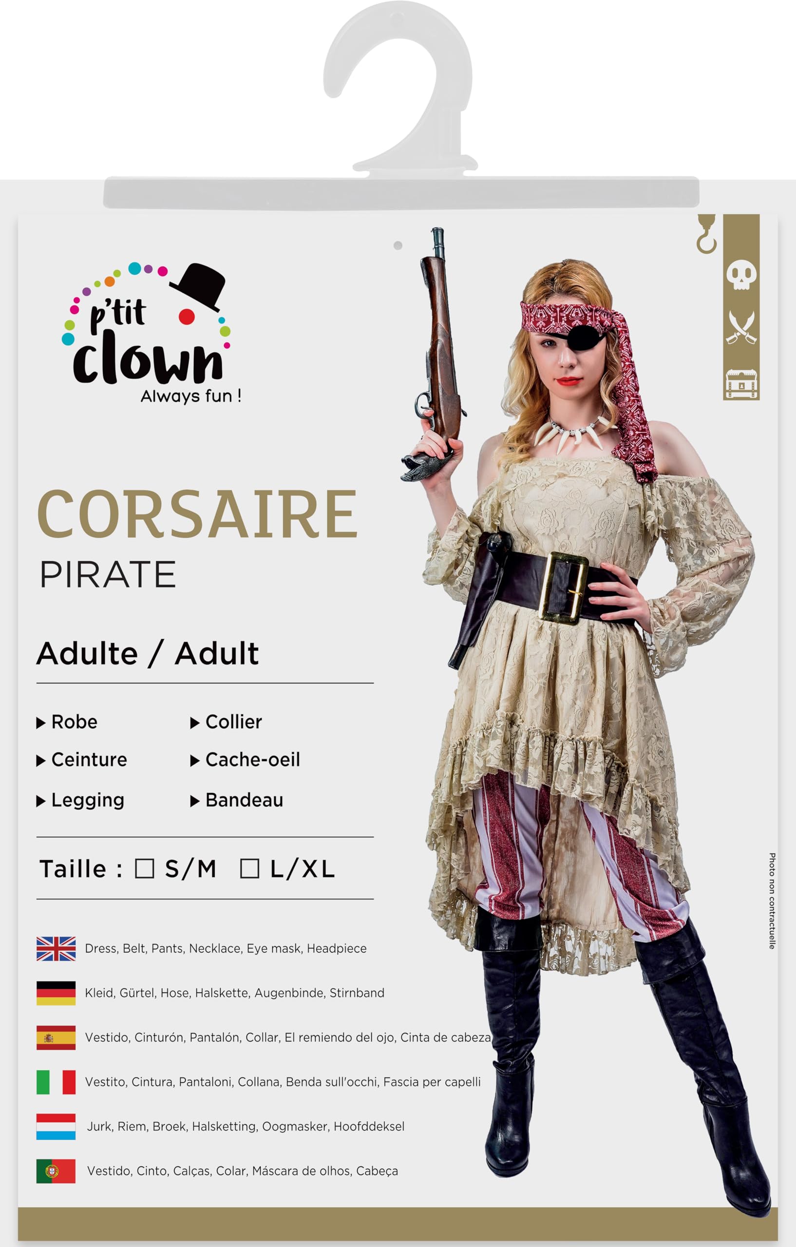 p-tit-clown-freibeuter-piratenkost-m-f-r-damen-karneval image 5