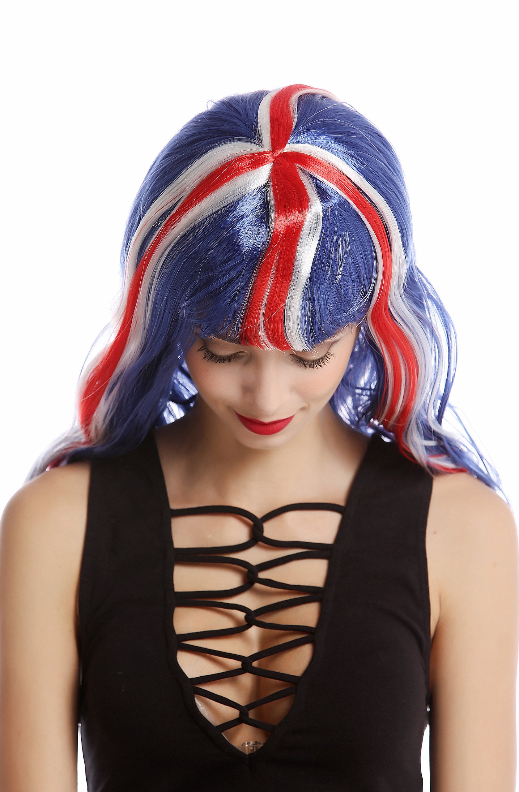 wig-me-up-90923-union-jack-fanper-cke-damen-blau-wei-rot-lang-wellig image 4