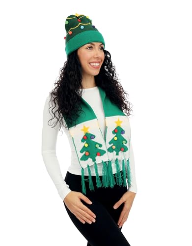 ptitclown-weihnachtsset-m-tze-und-schal-tanne-gr-n-erwachsene image 5