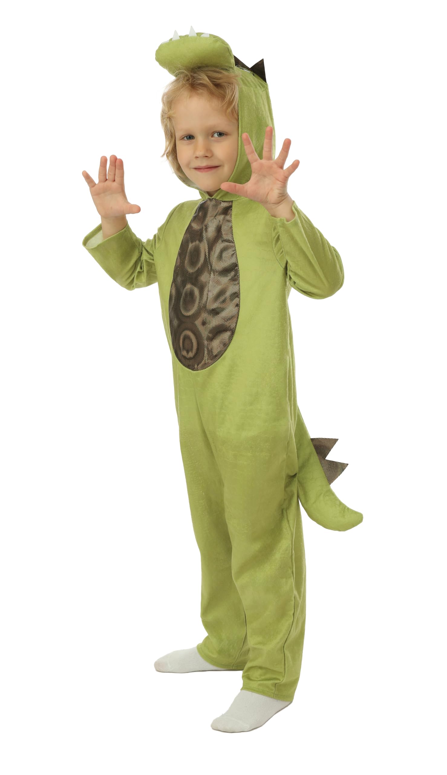 ptit-clown-dinosaurierkost-m-kinder-overall-gr-n-polyester image 2