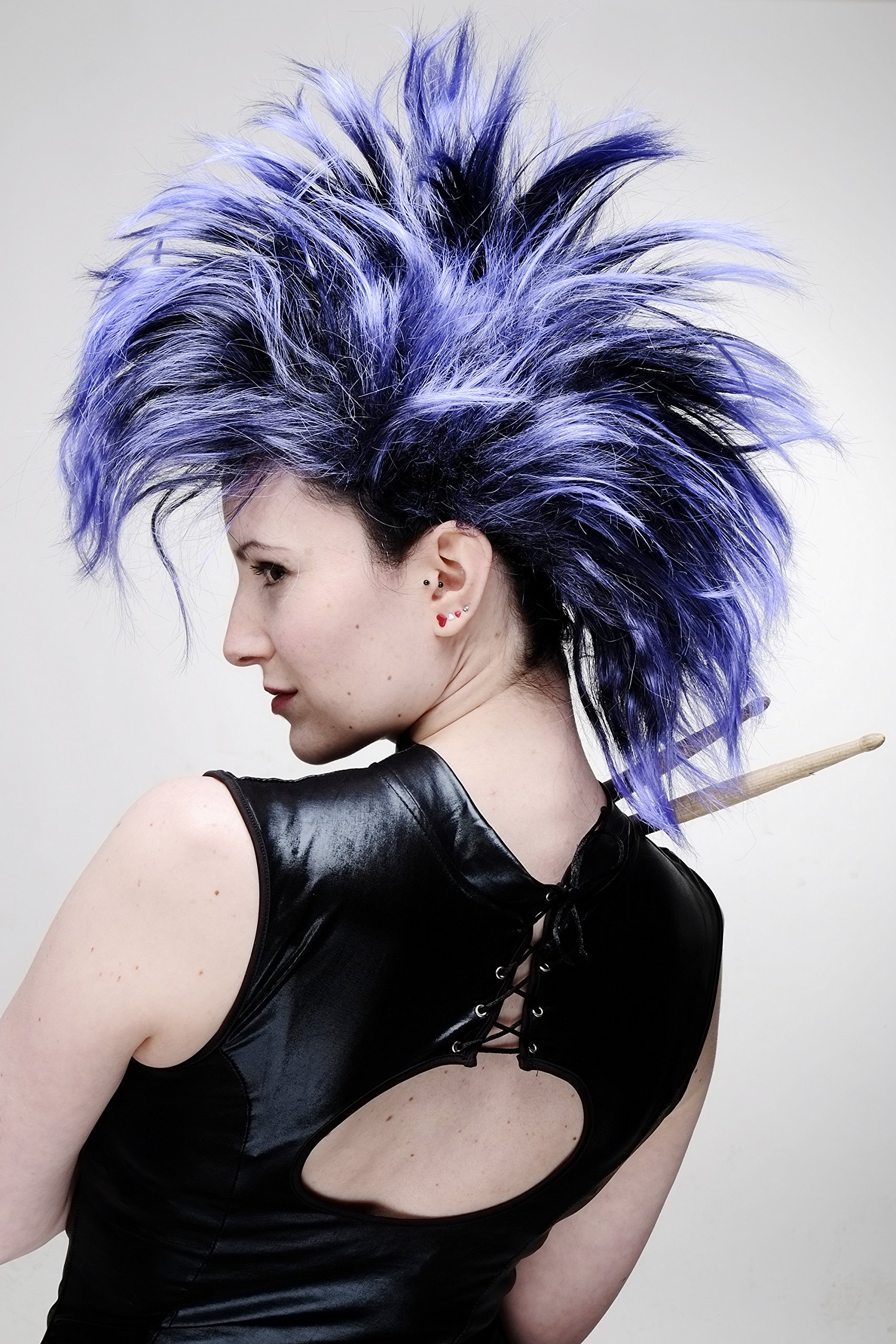 wig-me-up-pw0078-1-punk-glam-vamp-per-cke-mohawk-iro-schwarz-blauviolett image 5