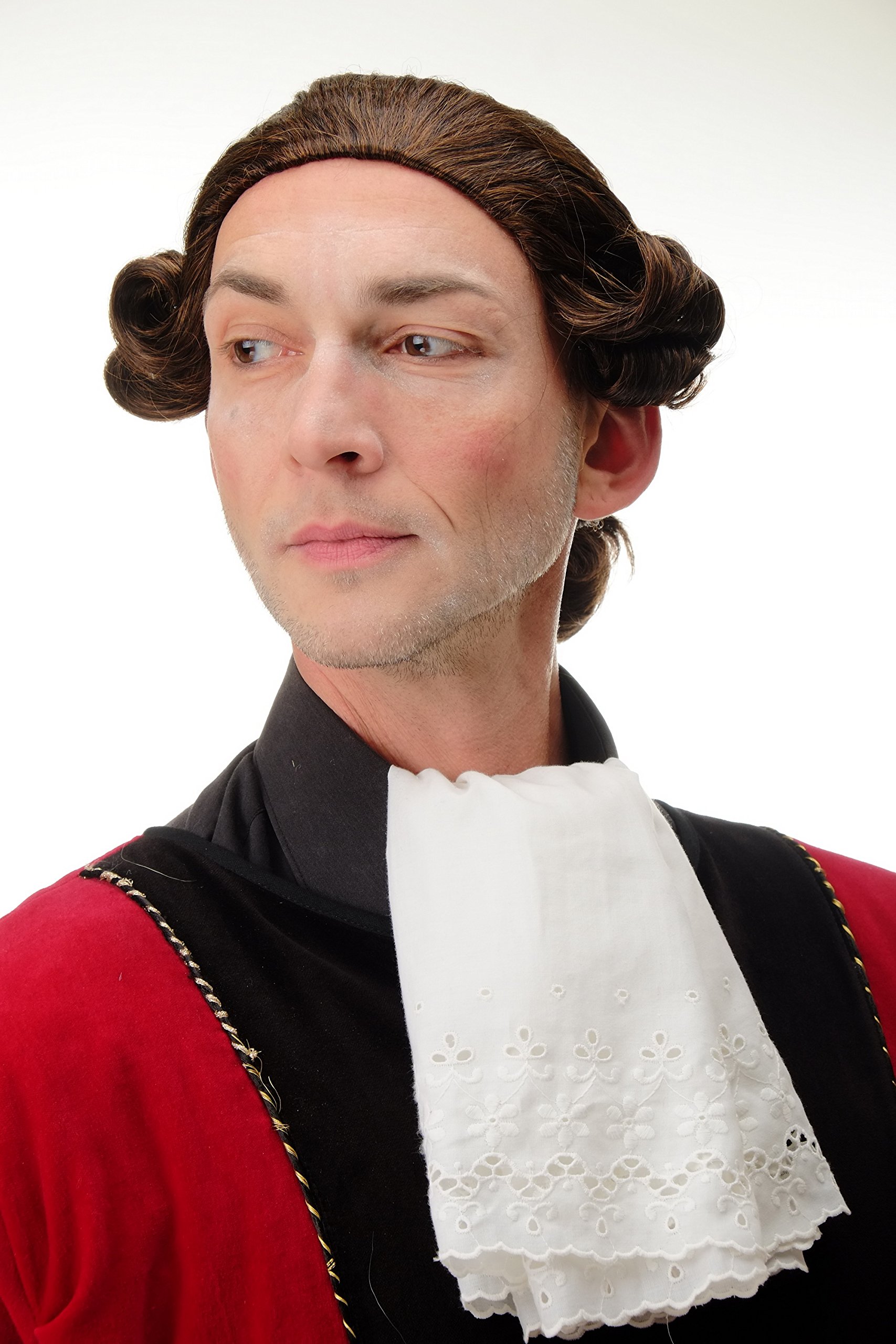 wig-me-up-f2588-2t30-herrenper-cke-barock-lord-edelmann-schwarz-braun-30-cm image 2