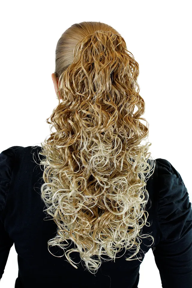 wig-me-up-haarteil-zopf-blond-mix-40-cm-locken-butterfly-clip-6046-16t88 image 1