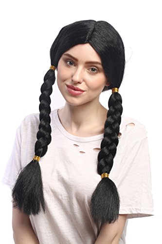 wig-me-up-91086-za103-damen-per-cke-schwarz-mit-dicken-z-pfen-55-cm image 5