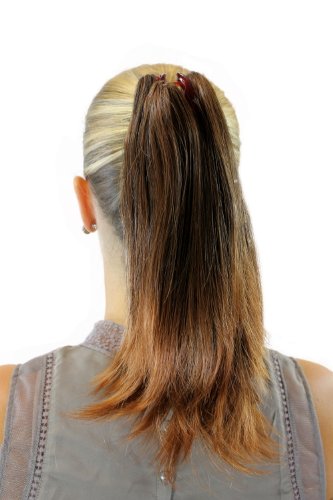 wig-me-up-jl-0043-haarteil-zopf-glatt-30-cm-braun-mix-2t30-mit-butterfly-klammer image 4
