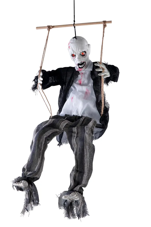 p-tit-clown-22251-animierter-zombie-auf-schaukel-80-cm image 1