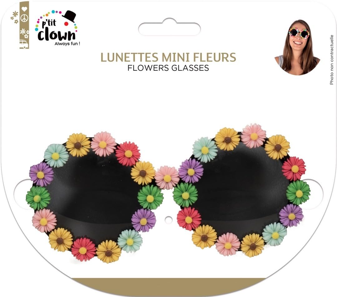 p-tit-clown-mini-blumen-brille-multicolor-erwachsene image 7