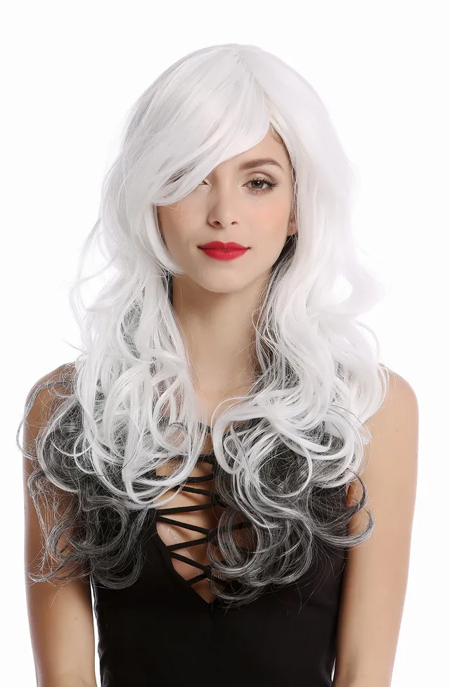 wig-me-up-gf-w2048-diva-per-cke-lang-wellig-wei-mit-schwarz-im-nacken image 1