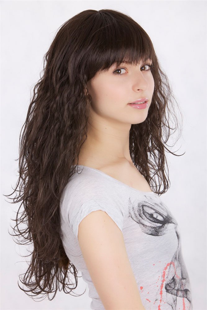 wig-me-up-3257-4-per-cke-volumin-s-dunkelbraun-wellig-55-cm image 2