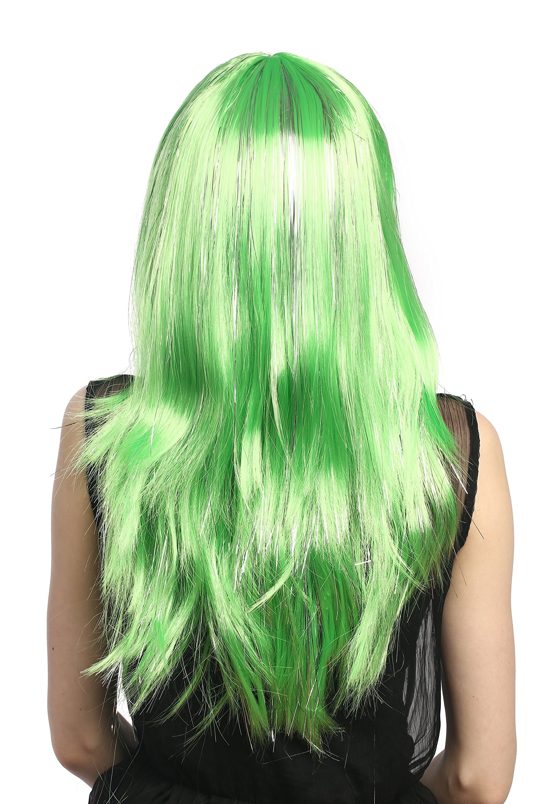 wig-me-up-xr-003-pc15-party-per-cke-damen-lang-glatt-pony-gr-n-glitter-55-cm image 4