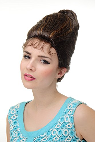 wig-me-up-gfw2189-beehive-dutt-per-cke-braun-mit-blonden-highlights-retro image 6