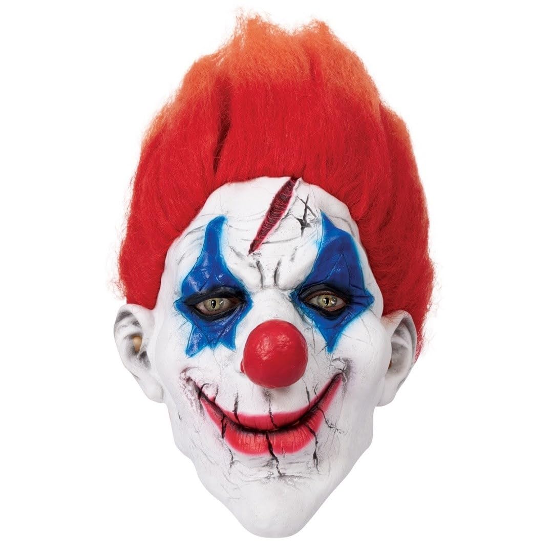 p-tit-clown-clown-maske-mit-haaren-erwachsene-unisex image 3