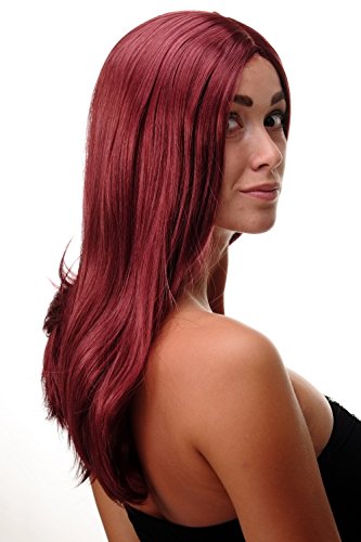 wig-me-up-sa-151-39-damenper-cke-granatrot-lang-glatt-mittelscheitel-60-cm image 6