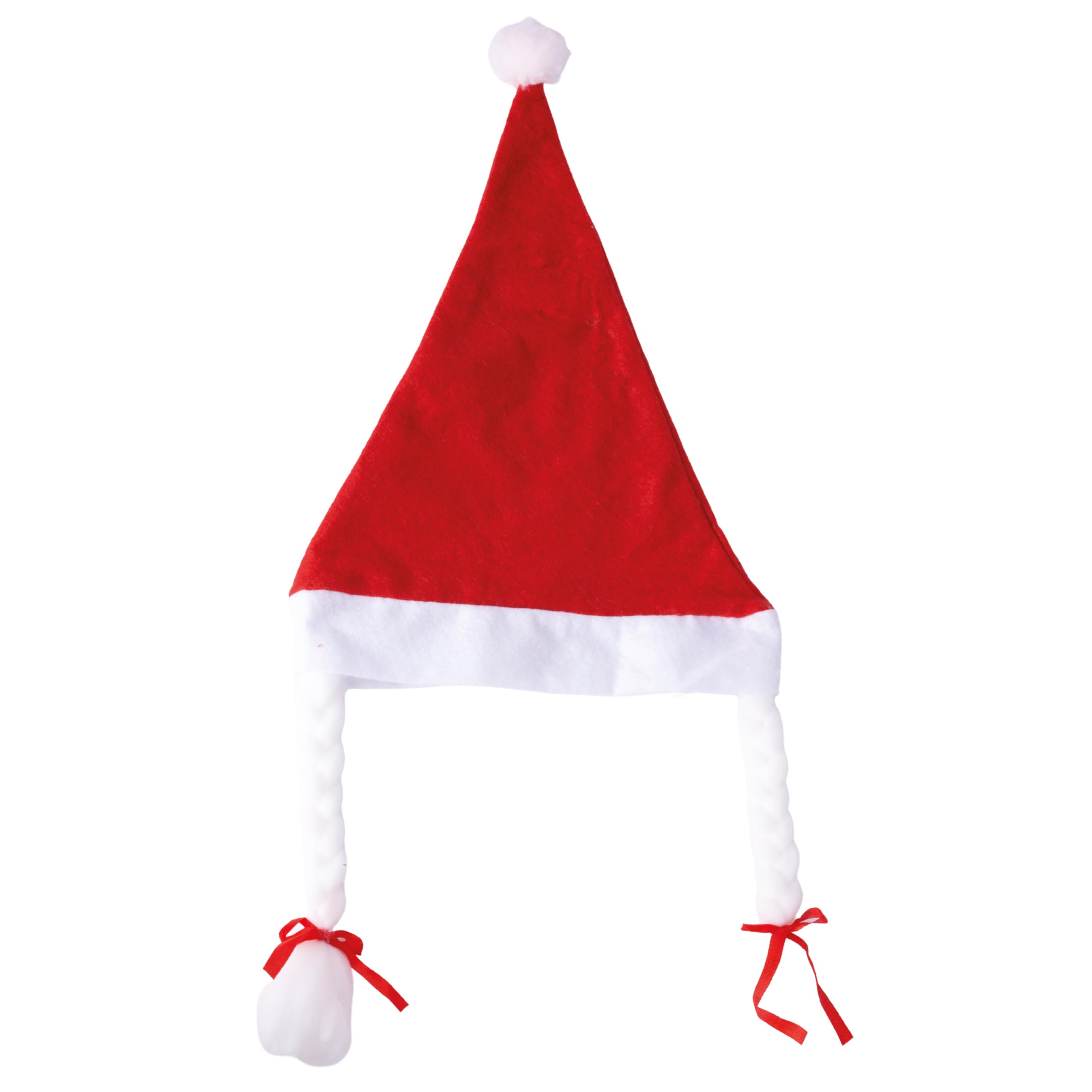 ptit-clown-weihnachtsmann-m-tze-rot-mit-z-pfen-erwachsene image 2