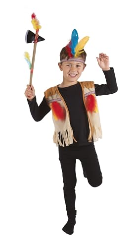 ptit-clown-indianer-zubeh-r-set-f-r-kinder-mehrfarbig image 7